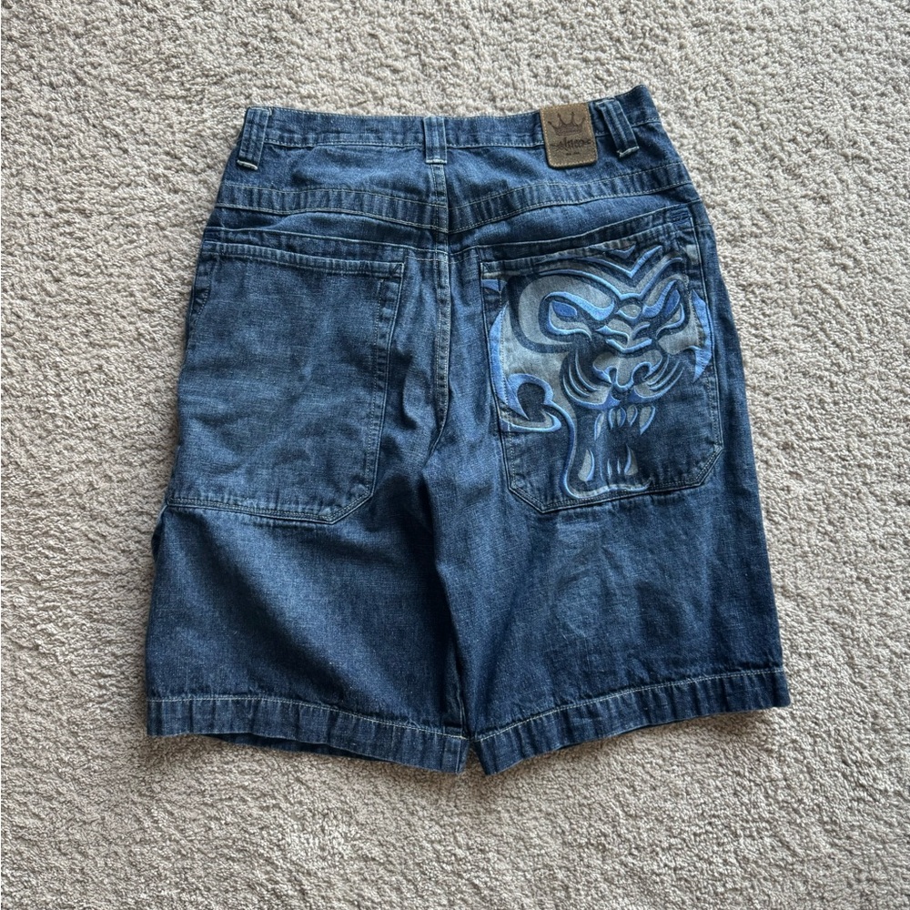 Vintage Y2K Jnco Tribal Tiger Jorts Size 32